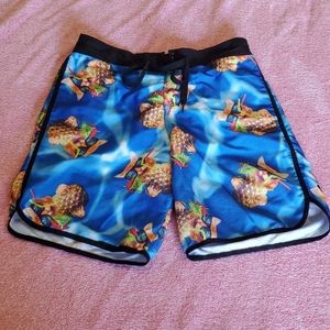 Bioworld Kitten Swim Trunks - Mens M